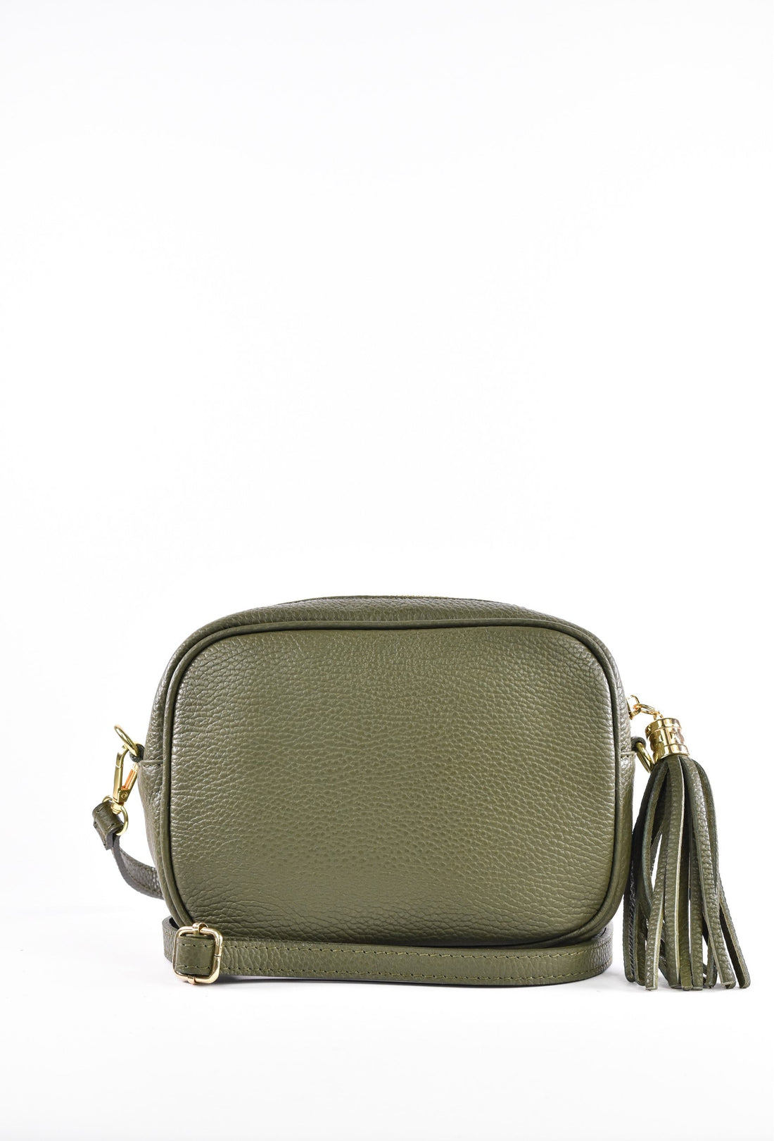Soap Bag in Military Green Dollar Leather