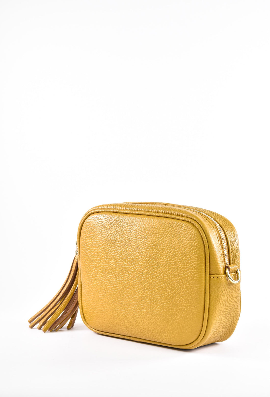 Soap Bag in Mustard Dollar Leather