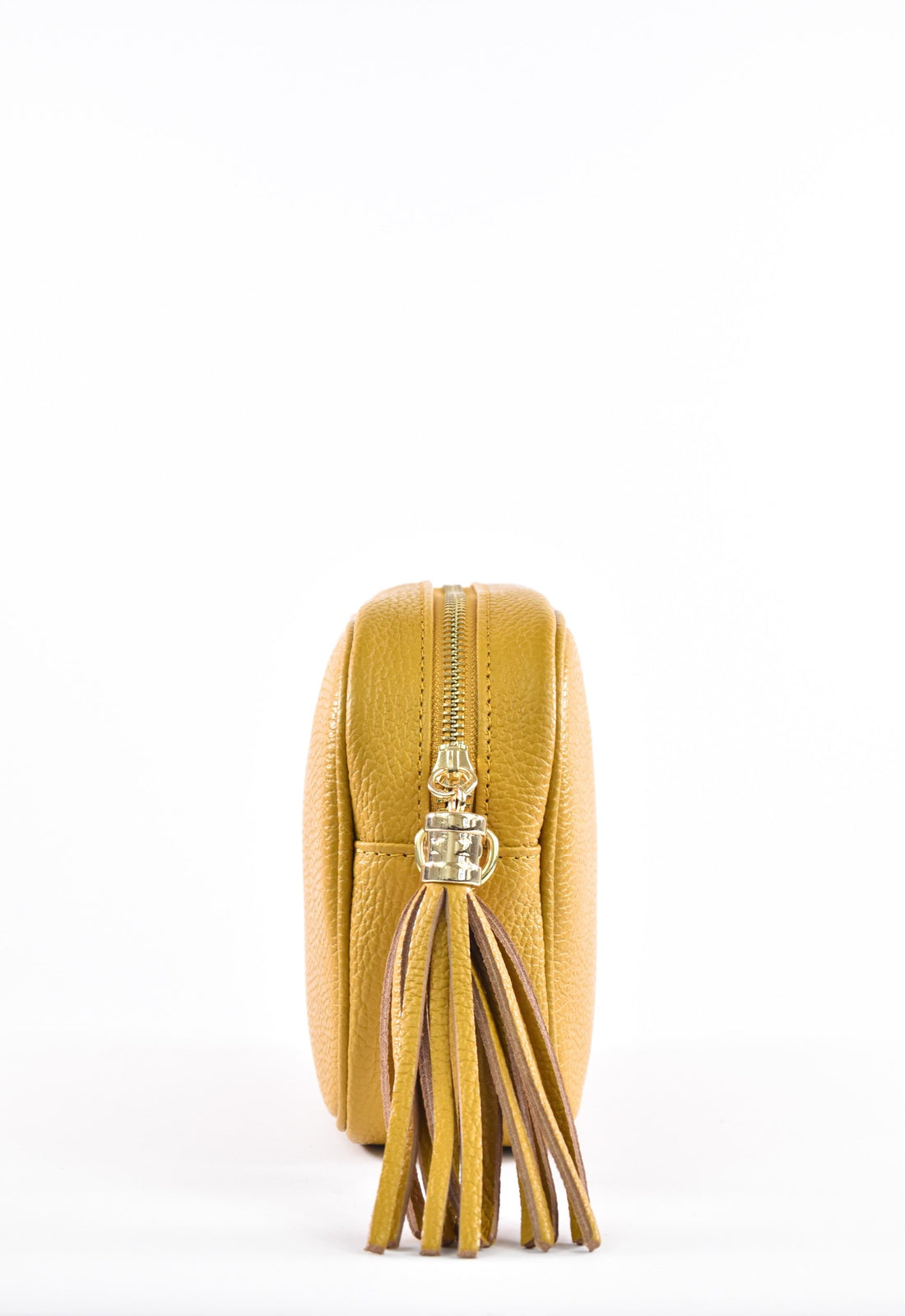 Soap Bag in Mustard Dollar Leather
