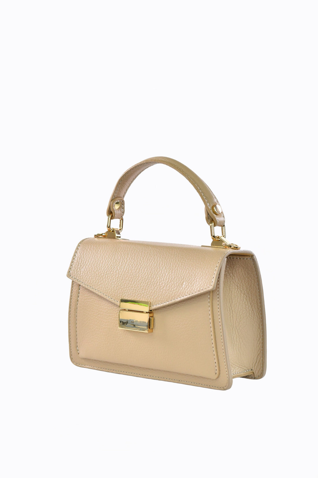 Reina Bag in Light Taupe Dollar Leather