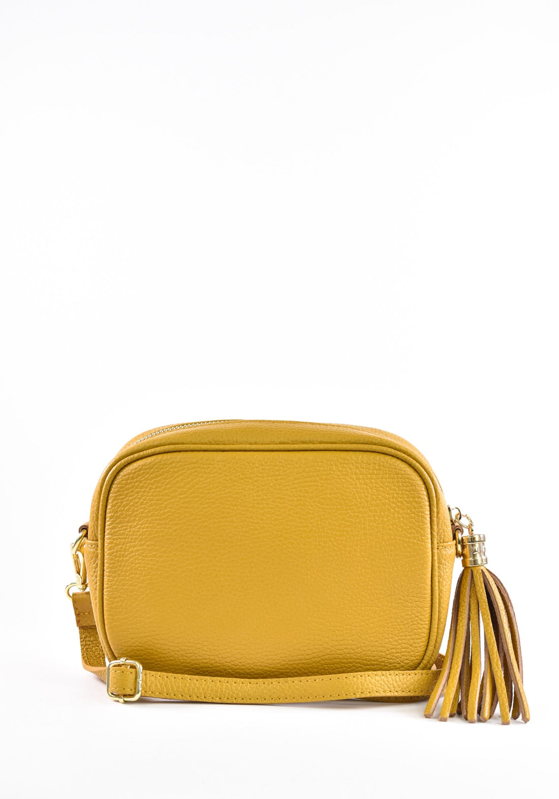 Soap Bag in Mustard Dollar Leather