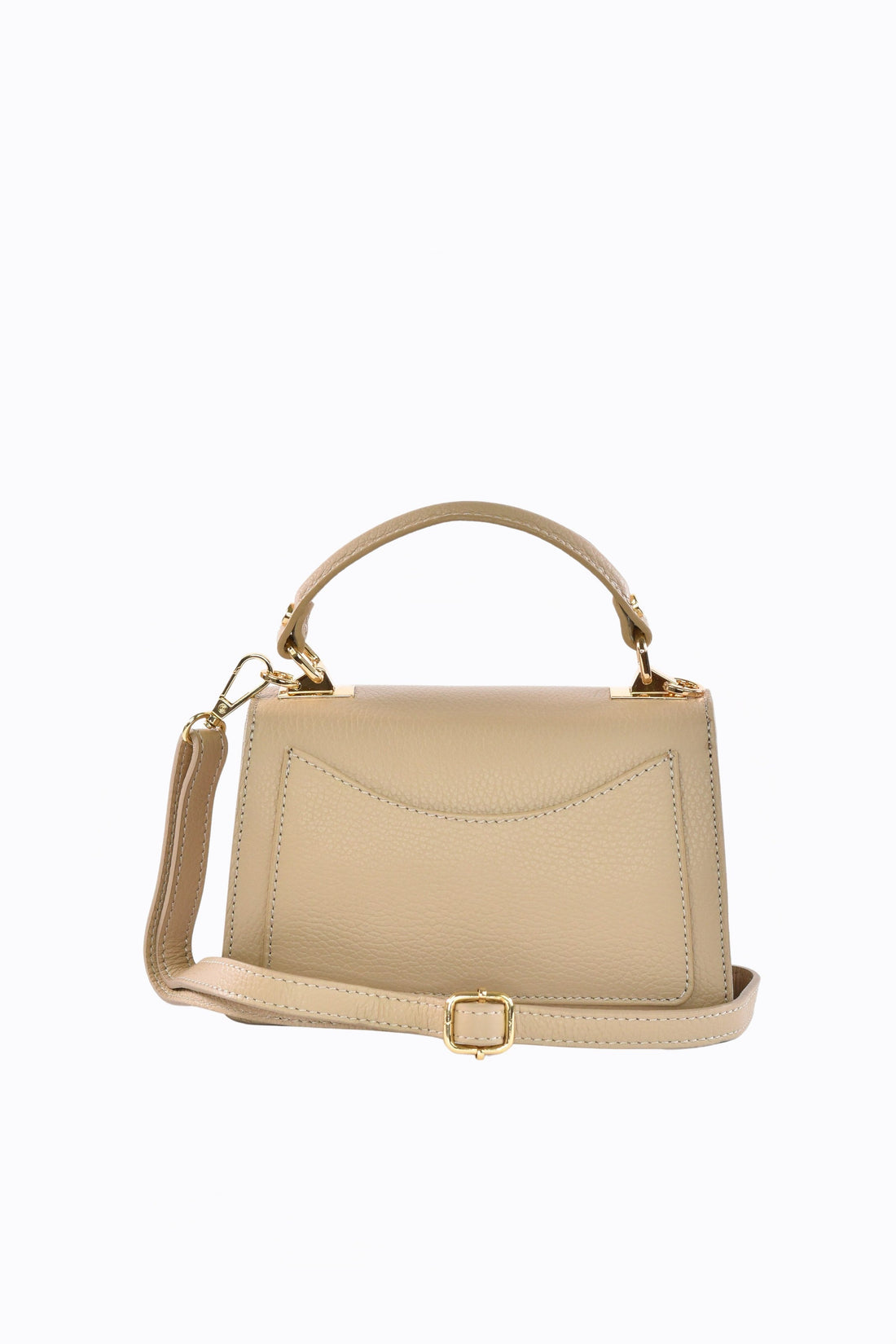 Reina Bag in Light Taupe Dollar Leather