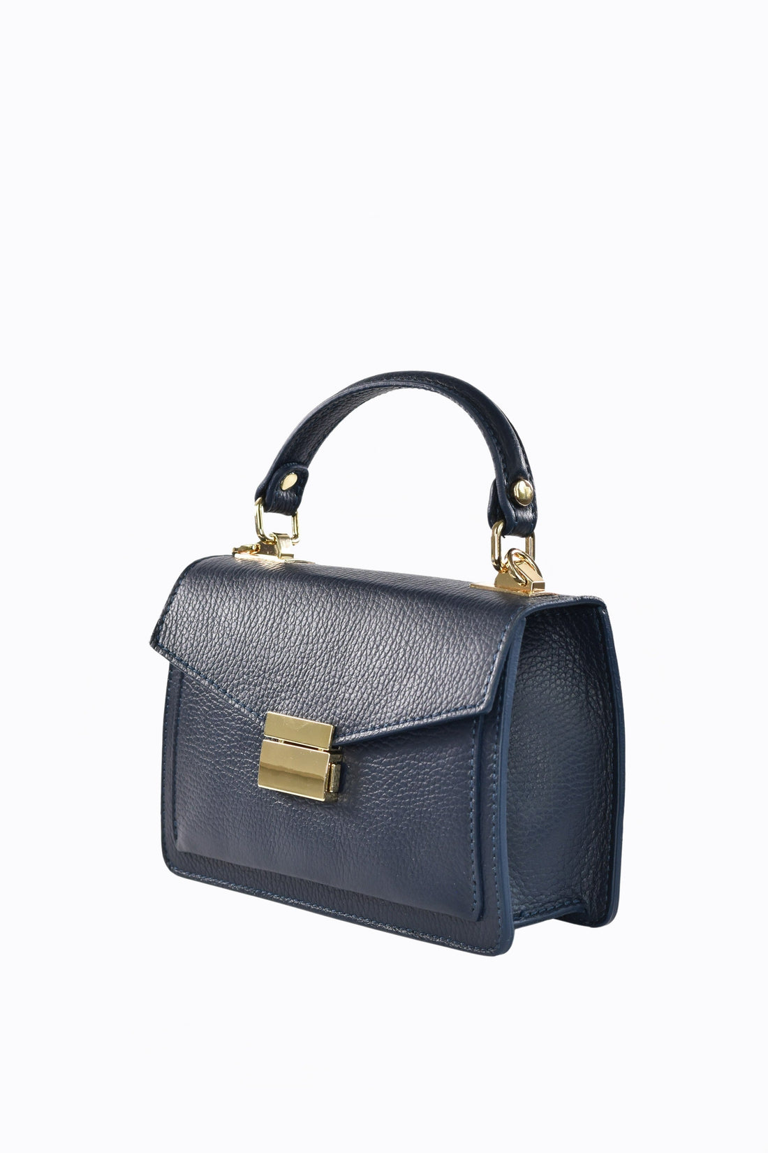Reina Bag in Navy Blue Dollar Leather
