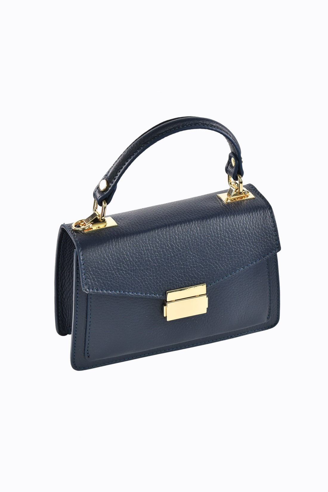 Reina Bag in Navy Blue Dollar Leather