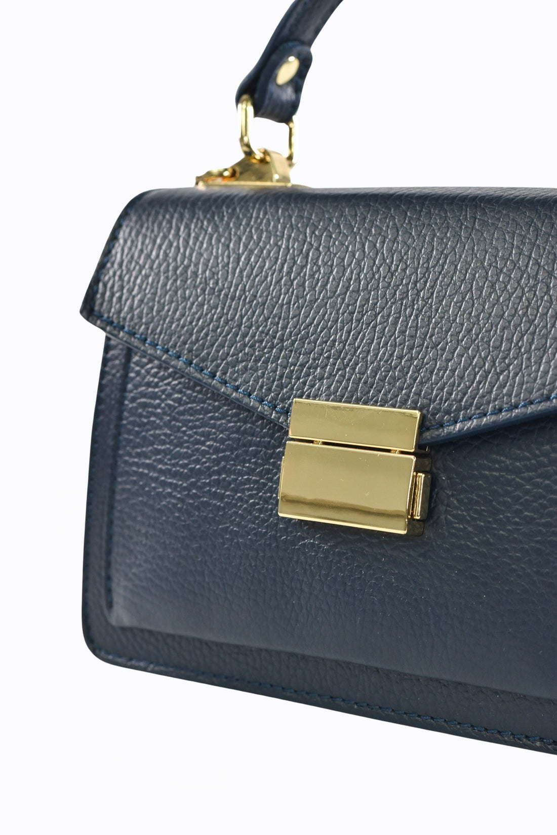 Reina Bag in Navy Blue Dollar Leather