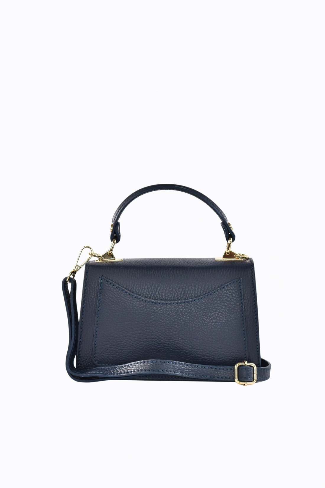 Reina Bag in Navy Blue Dollar Leather