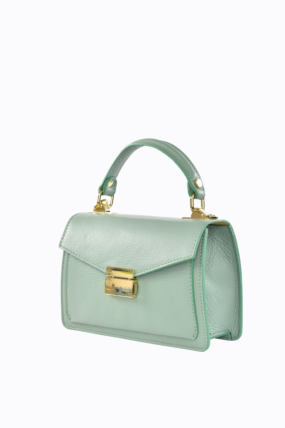Reina Bag in Mint Green Dollar Leather
