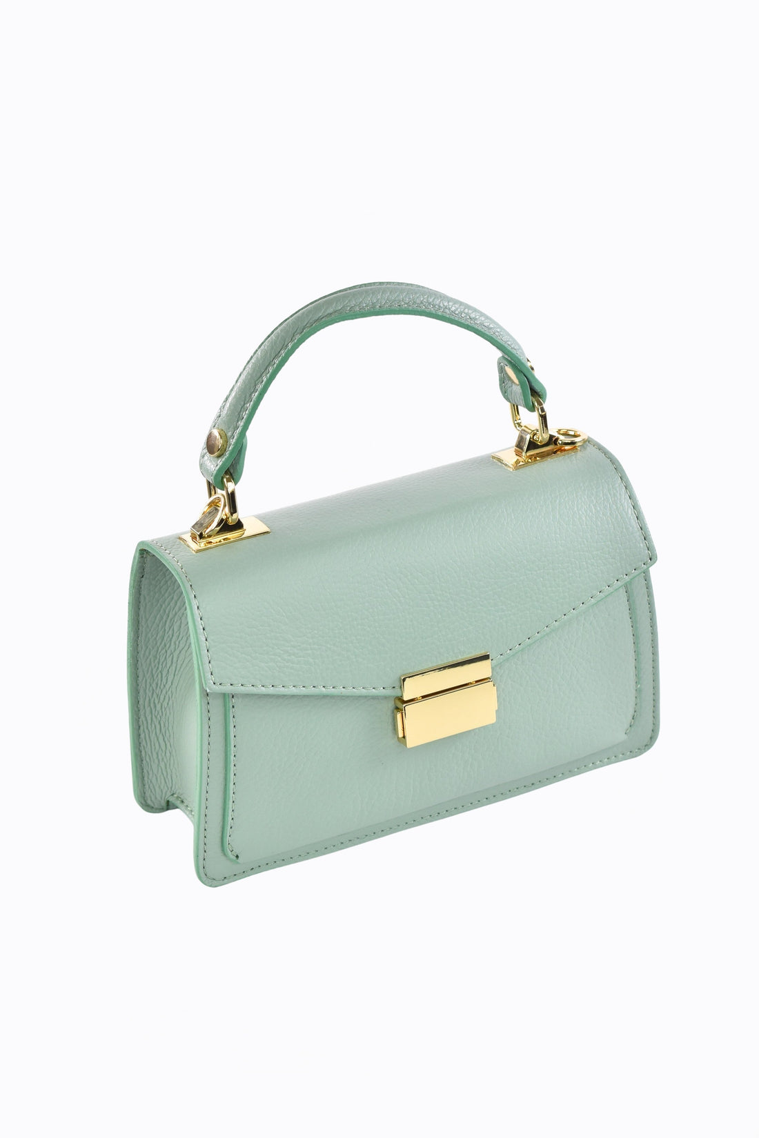 Reina Bag in Mint Green Dollar Leather