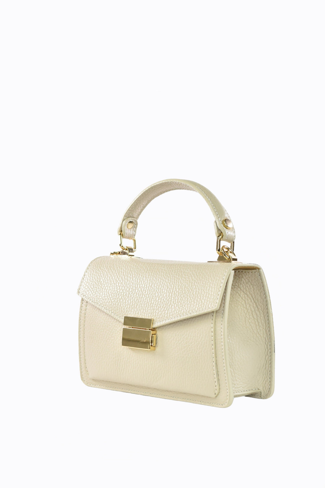 Reina Bag in Beige Dollar Leather