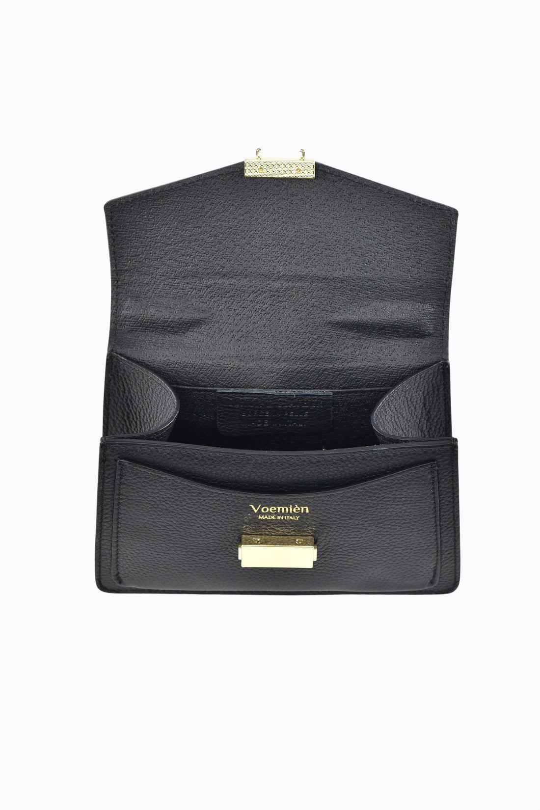 Reina Bag in Black Dollar Leather