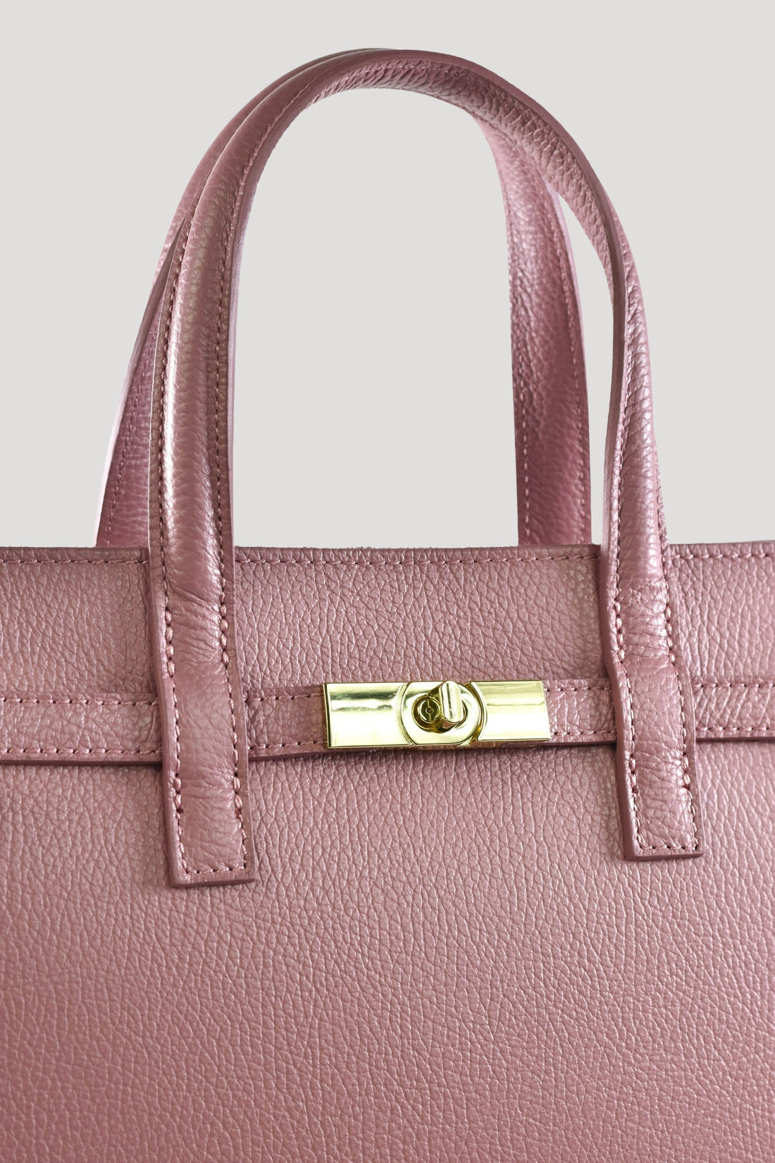 Sveva Bag in Antique Pink Dollar Leather
