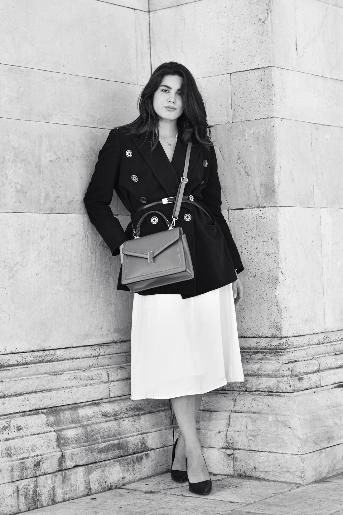 Adelaide Bag in Forest Green Saffiano Leather