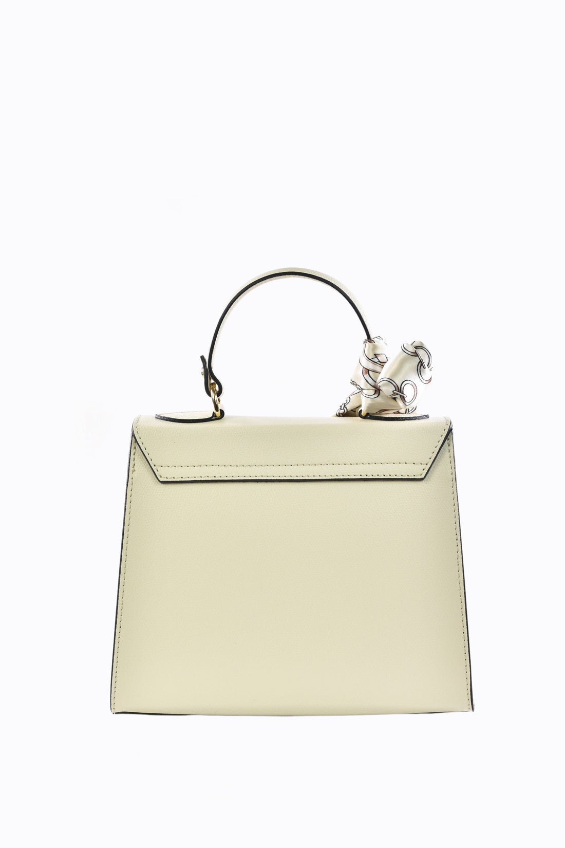Marigold Bag in Beige Saffiano Leather