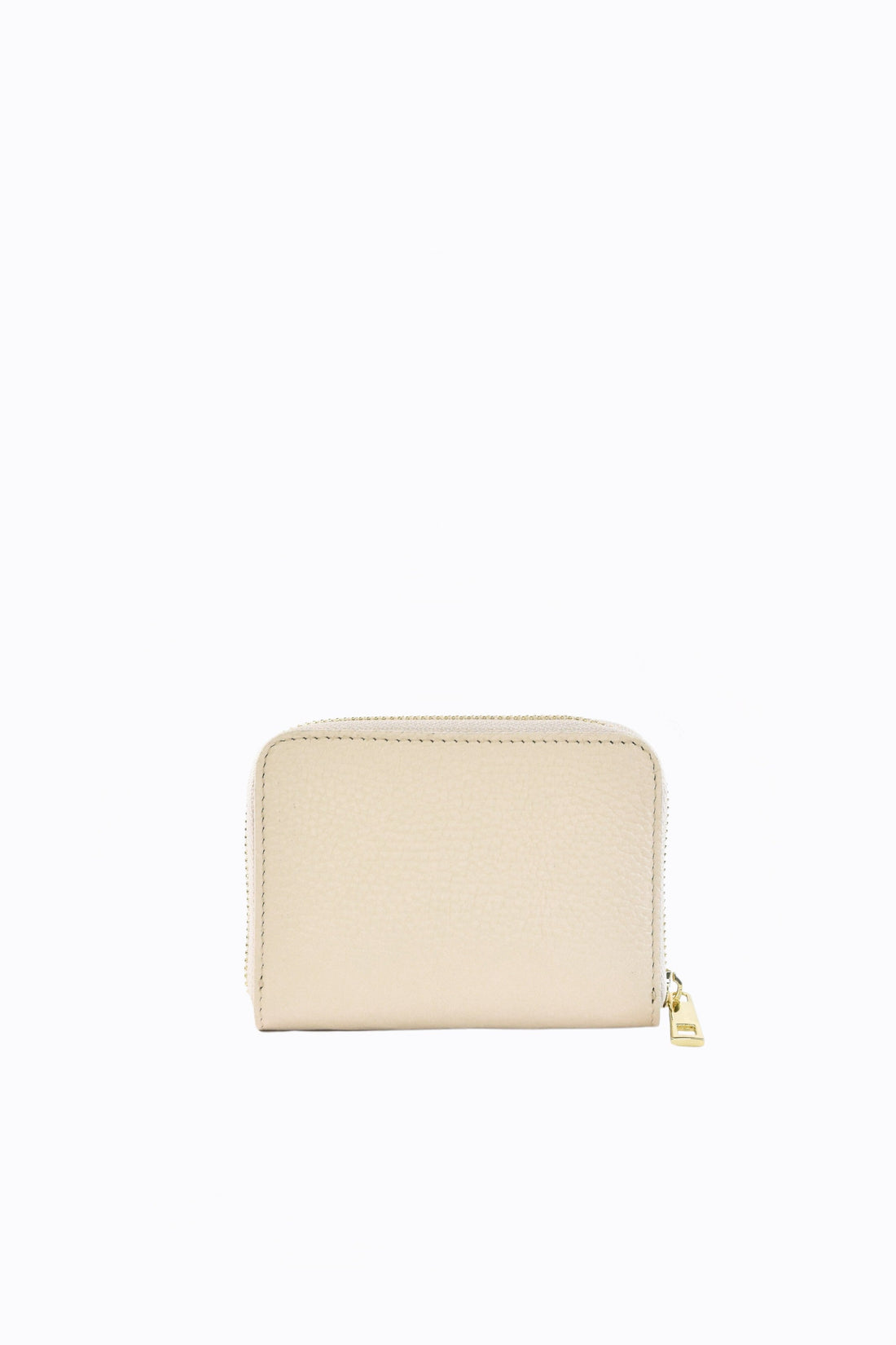 Voemièn Small Wallet in Beige Togo Leather