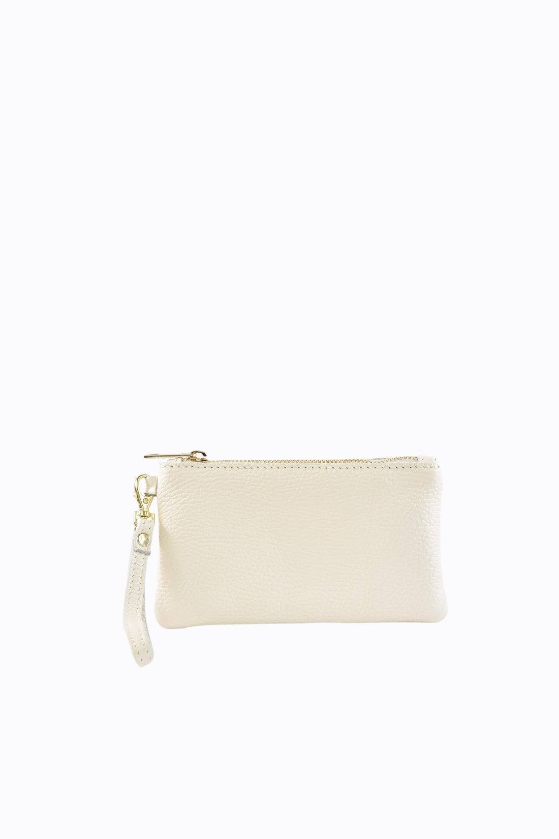 Voemièn Clutch in Beige Togo Leather