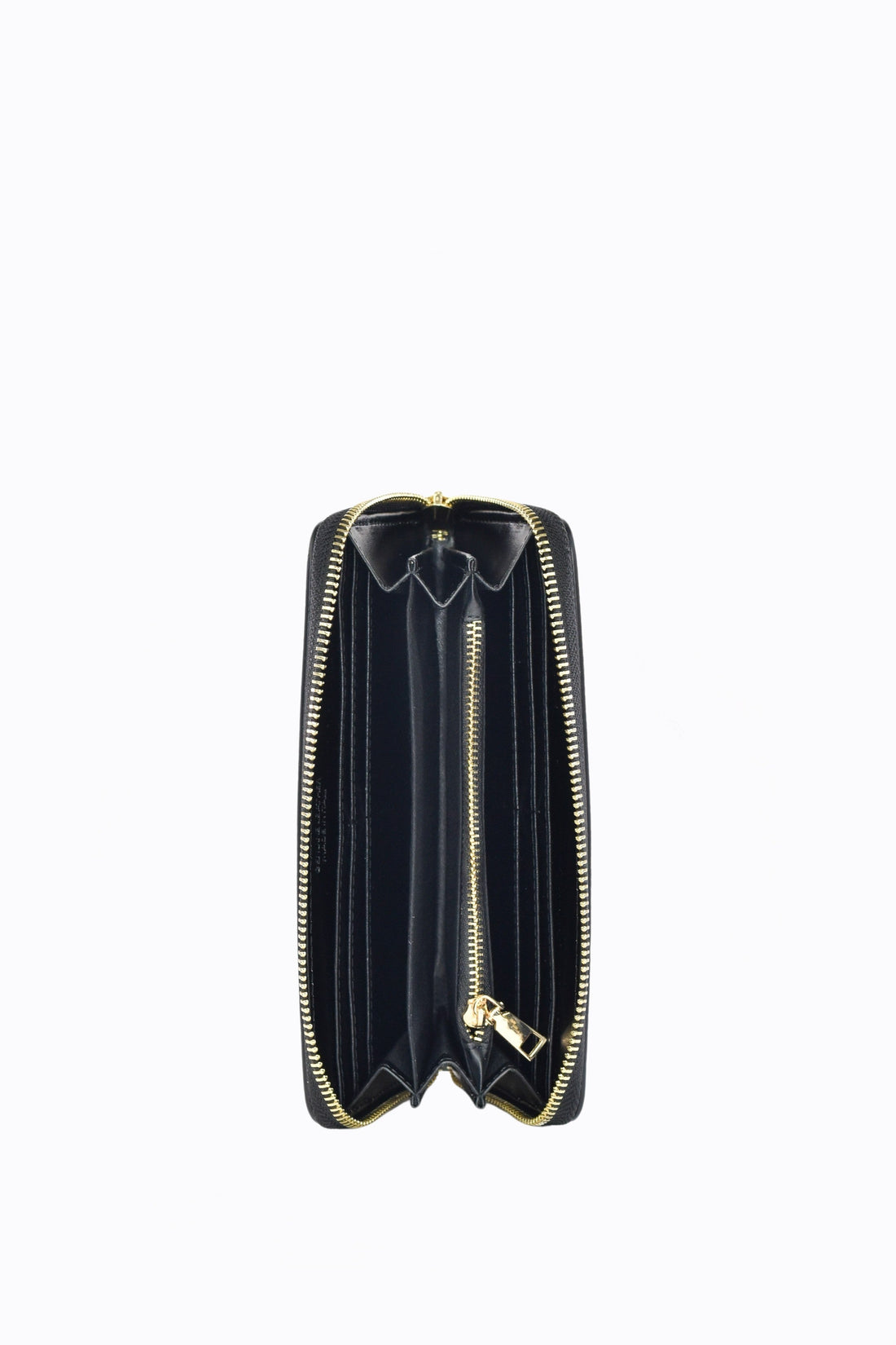 Voemièn Large Wallet in Black Togo Leather