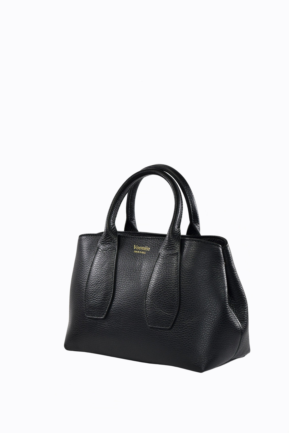 Seraphina Bag in Black Dollar Leather