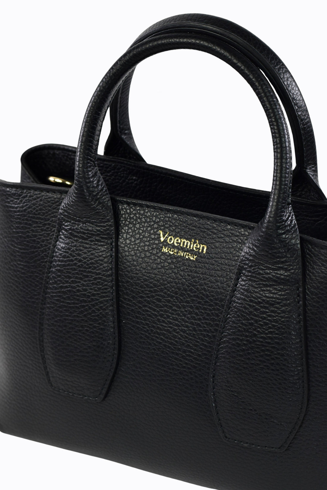 Seraphina Bag in Black Dollar Leather