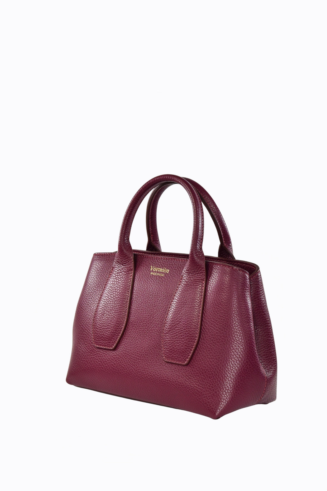 Seraphina Bag in Burgundy Dollar Leather