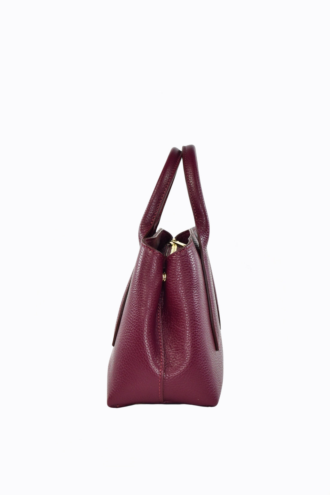 Seraphina Bag in Burgundy Dollar Leather