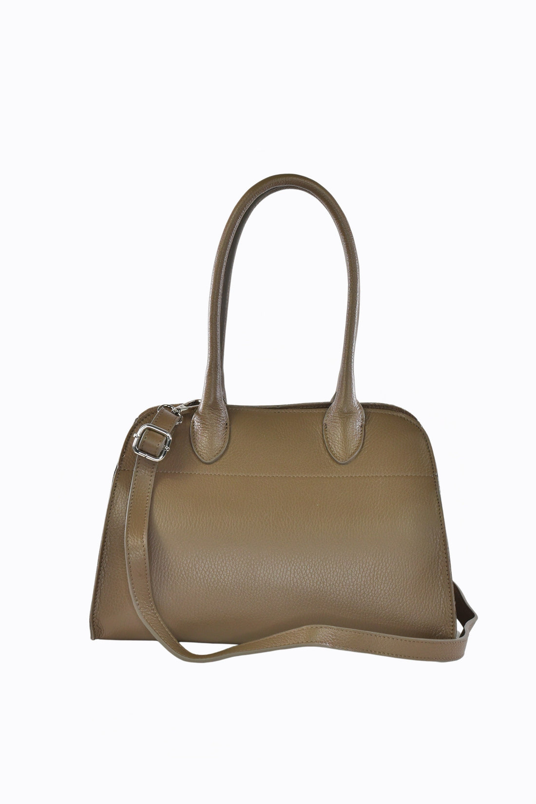 Genevieve Bag in Taupe Dollar Leather