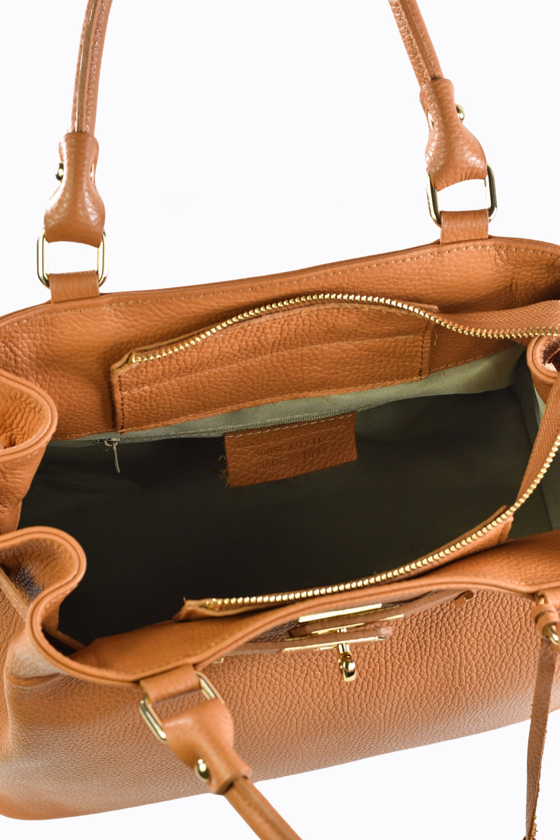 ALISON BAG IN CAMEL TOGO LEATHER