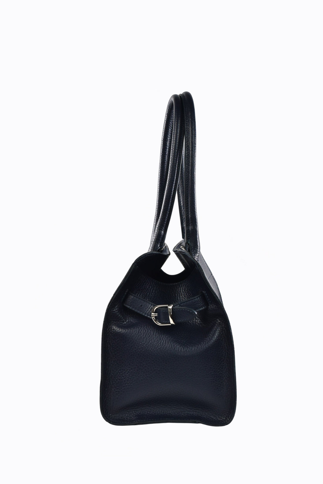 Genevieve Bag in Navy Blue Dollar Leather