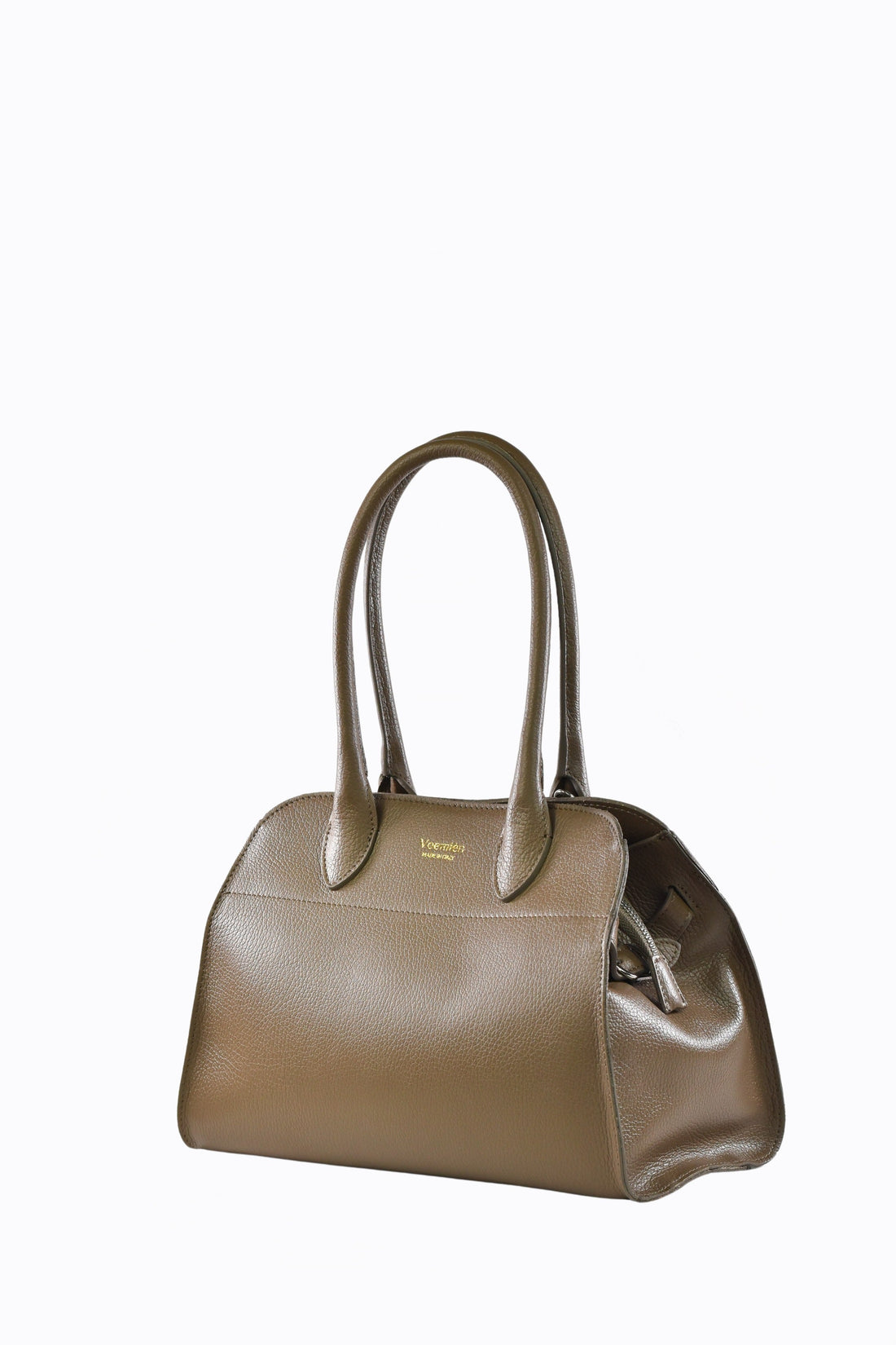 Genevieve Bag in Taupe Dollar Leather