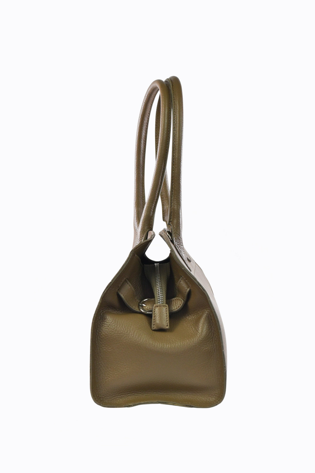 Genevieve Bag in Taupe Dollar Leather