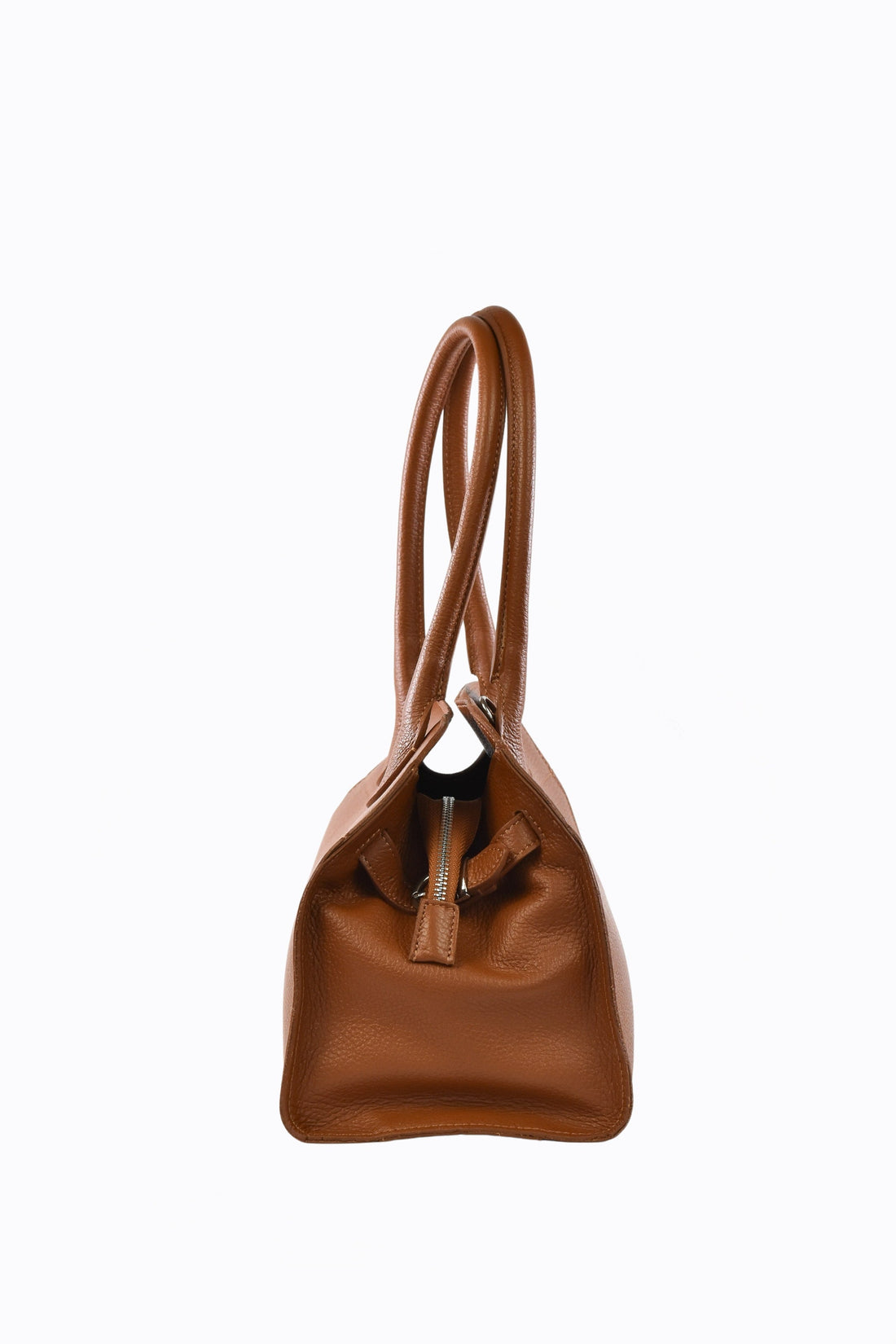 Genevieve Bag in Tan Dollar Leather