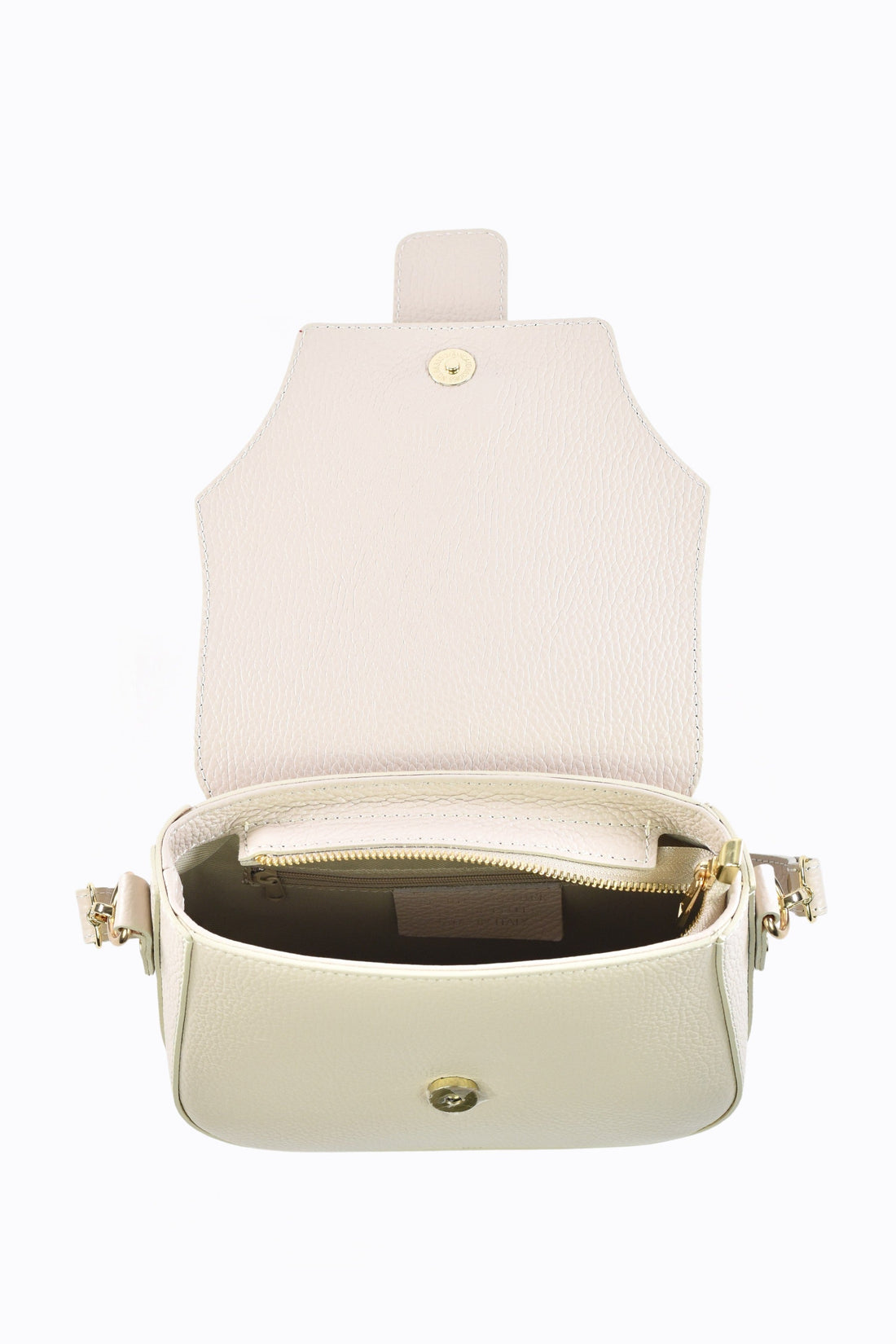 Riven Bag in Beige Dollar Leather