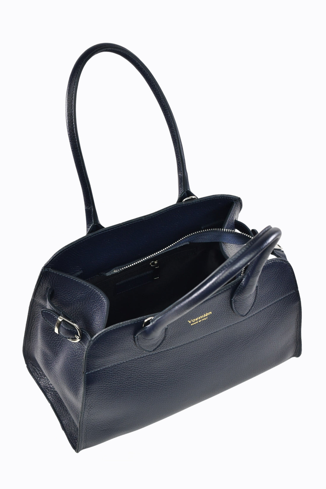 Genevieve Bag in Navy Blue Dollar Leather