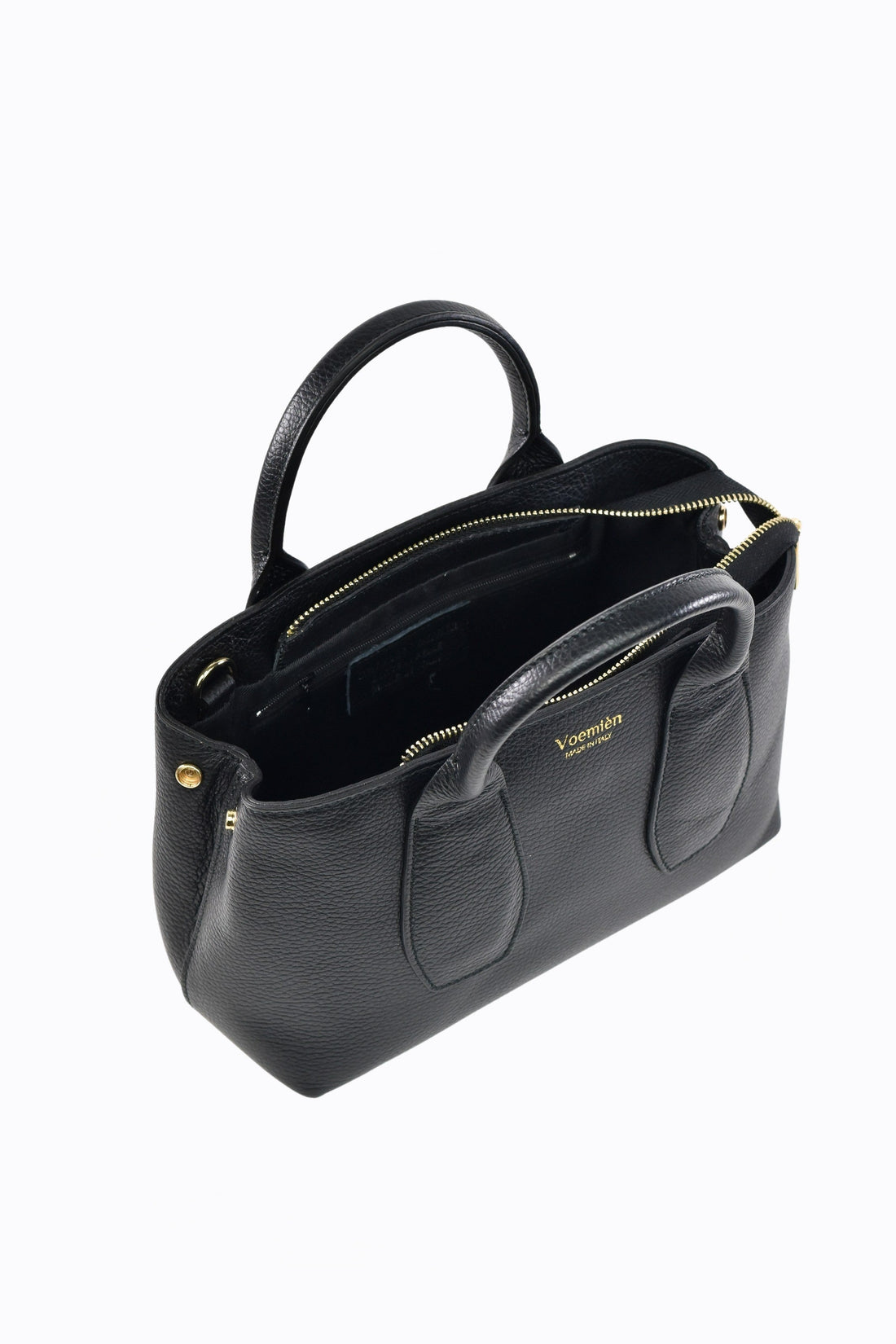 Seraphina Bag in Black Dollar Leather