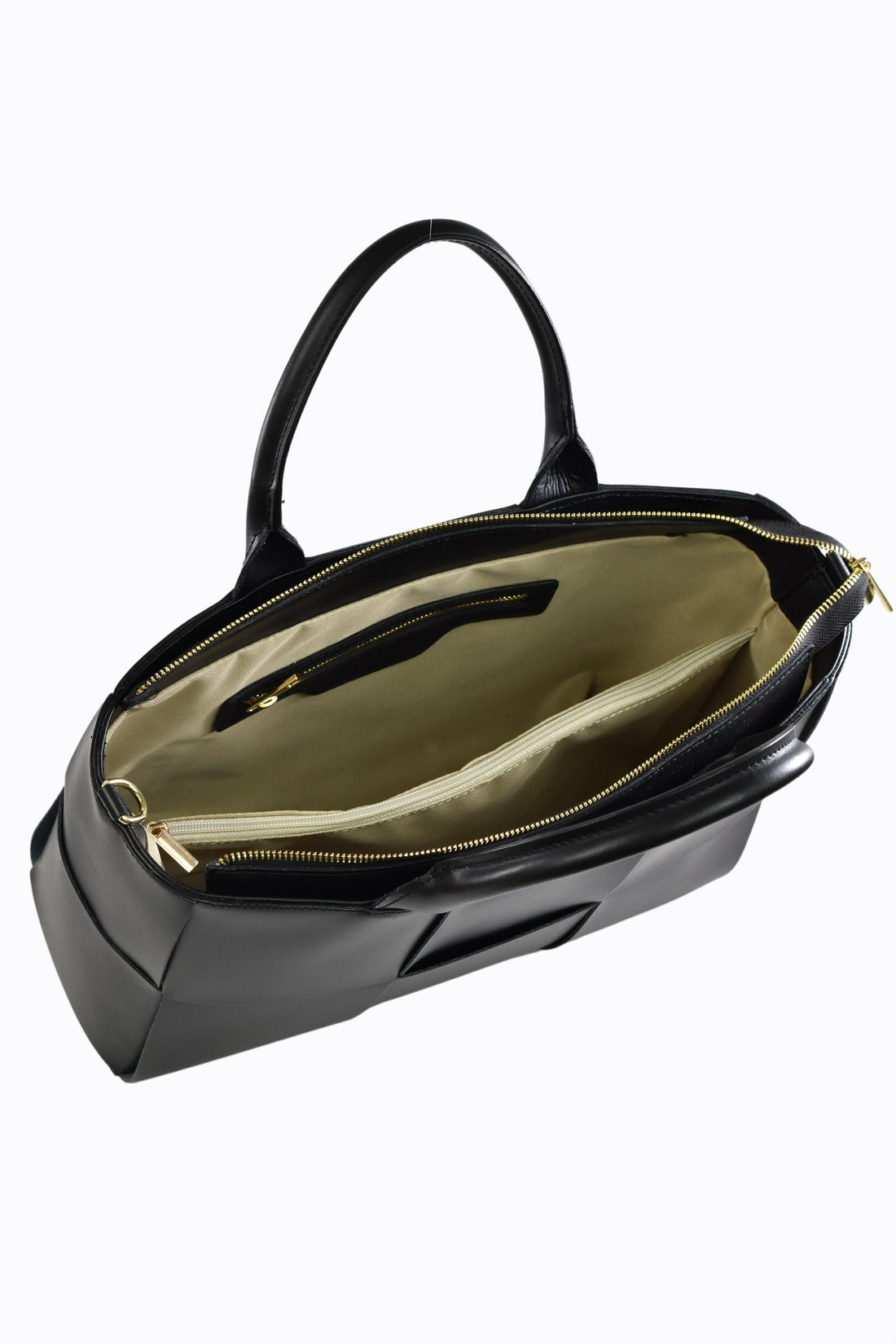 Lauren bag in brushed black leather