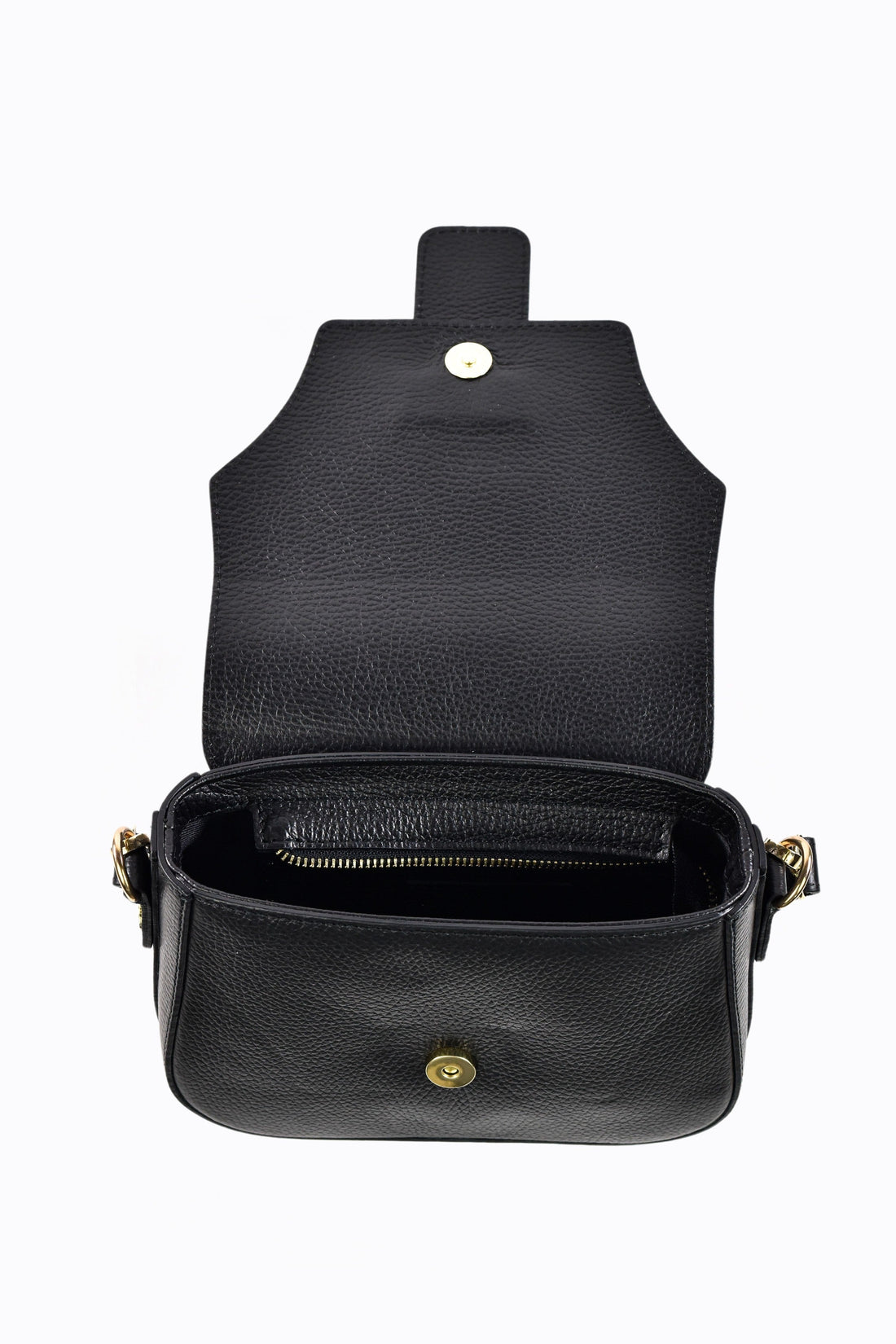 Riven Bag in Black Dollar Leather