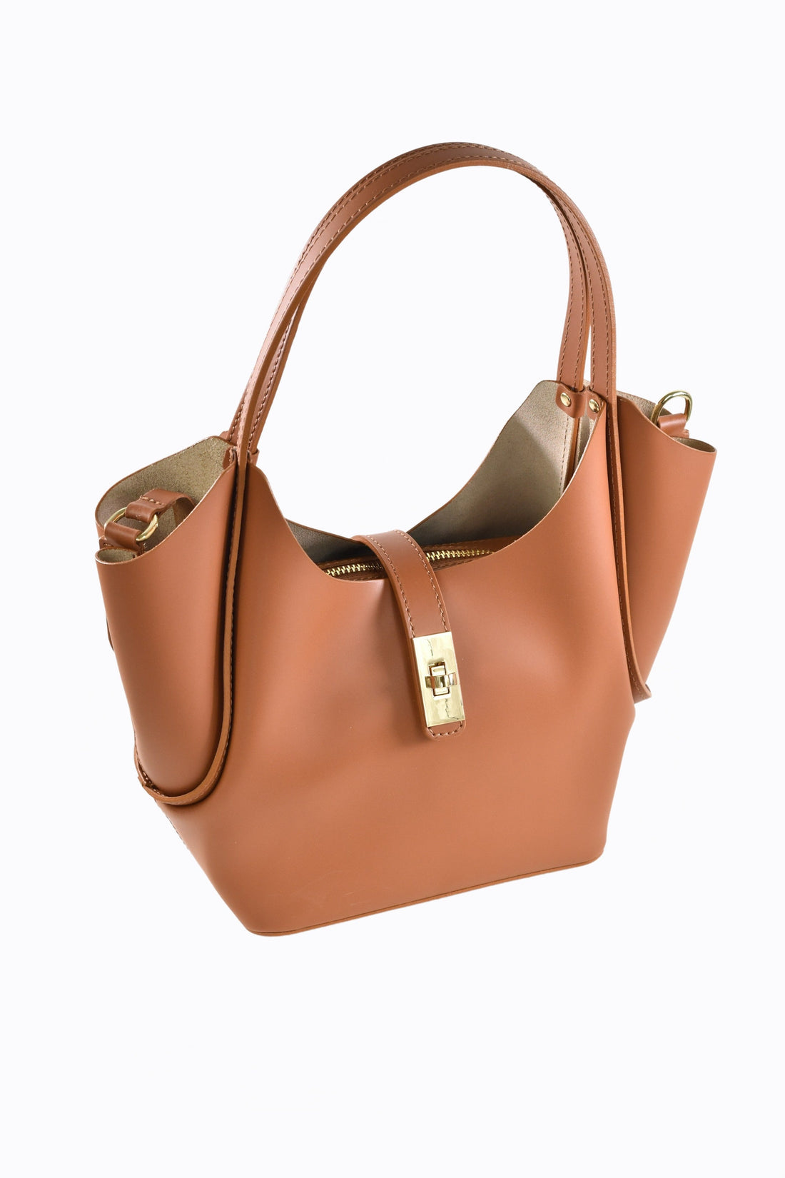 Amelie Bag in Brushed Tan Leather
