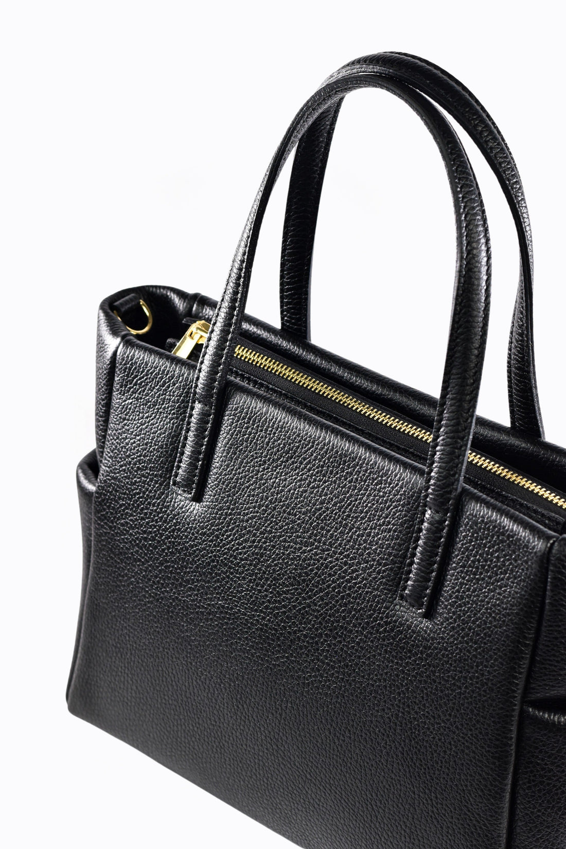 Diana Bag in Black Dollar Leather