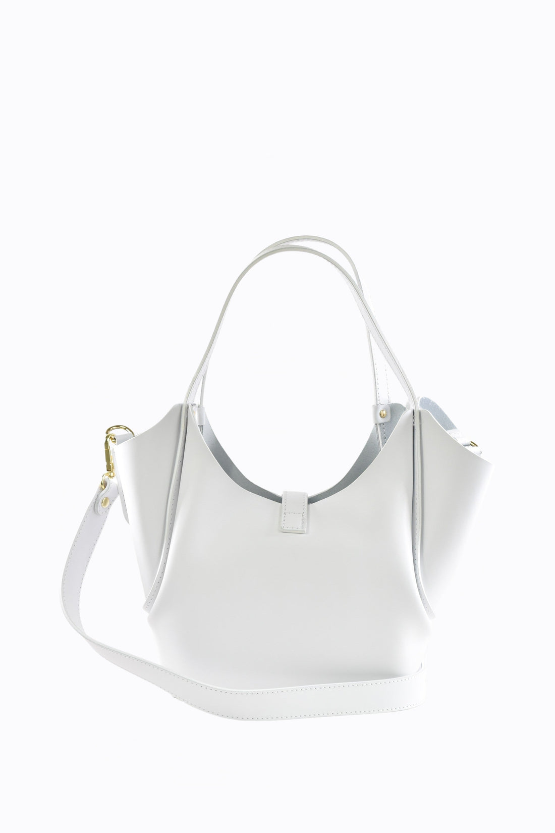 Amelie Bag in Brushed White Leather