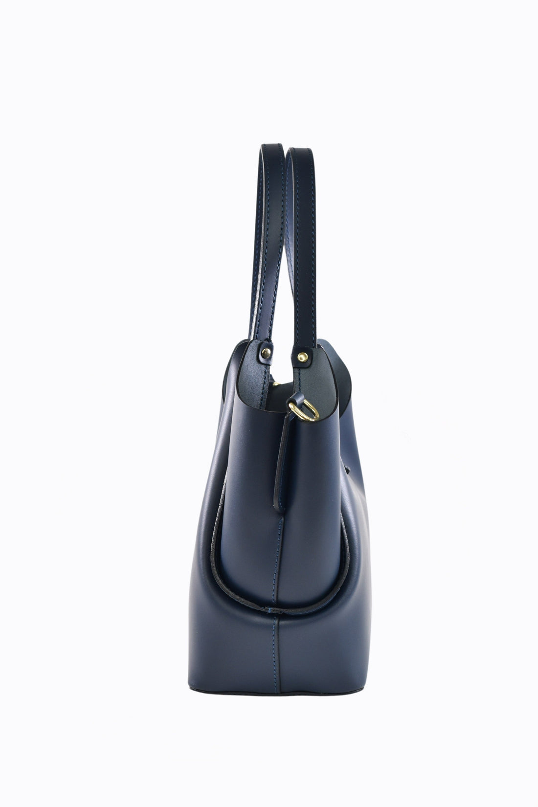 Amelie Bag in Brushed Navy Blue Leather
