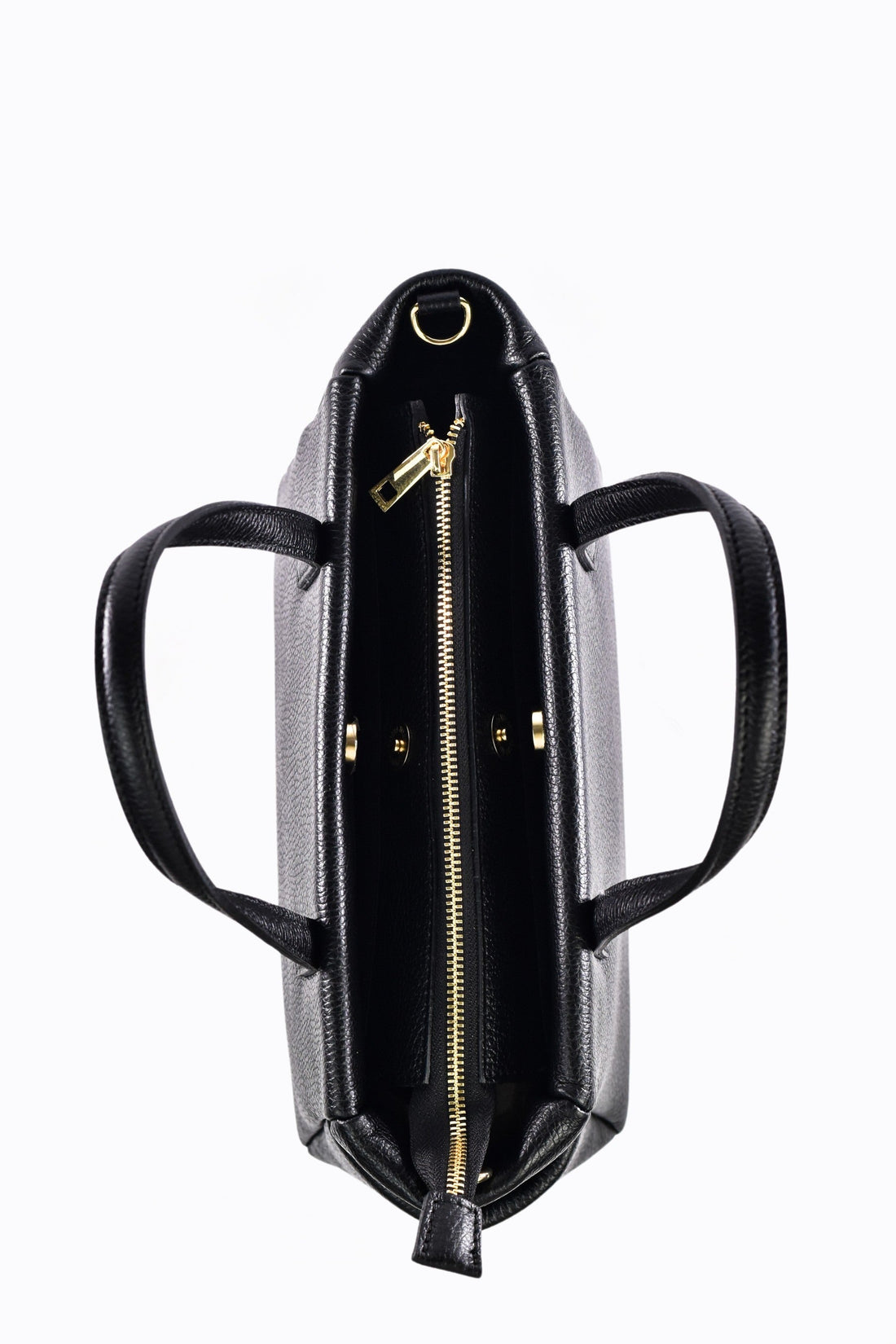 Diana Bag in Black Dollar Leather