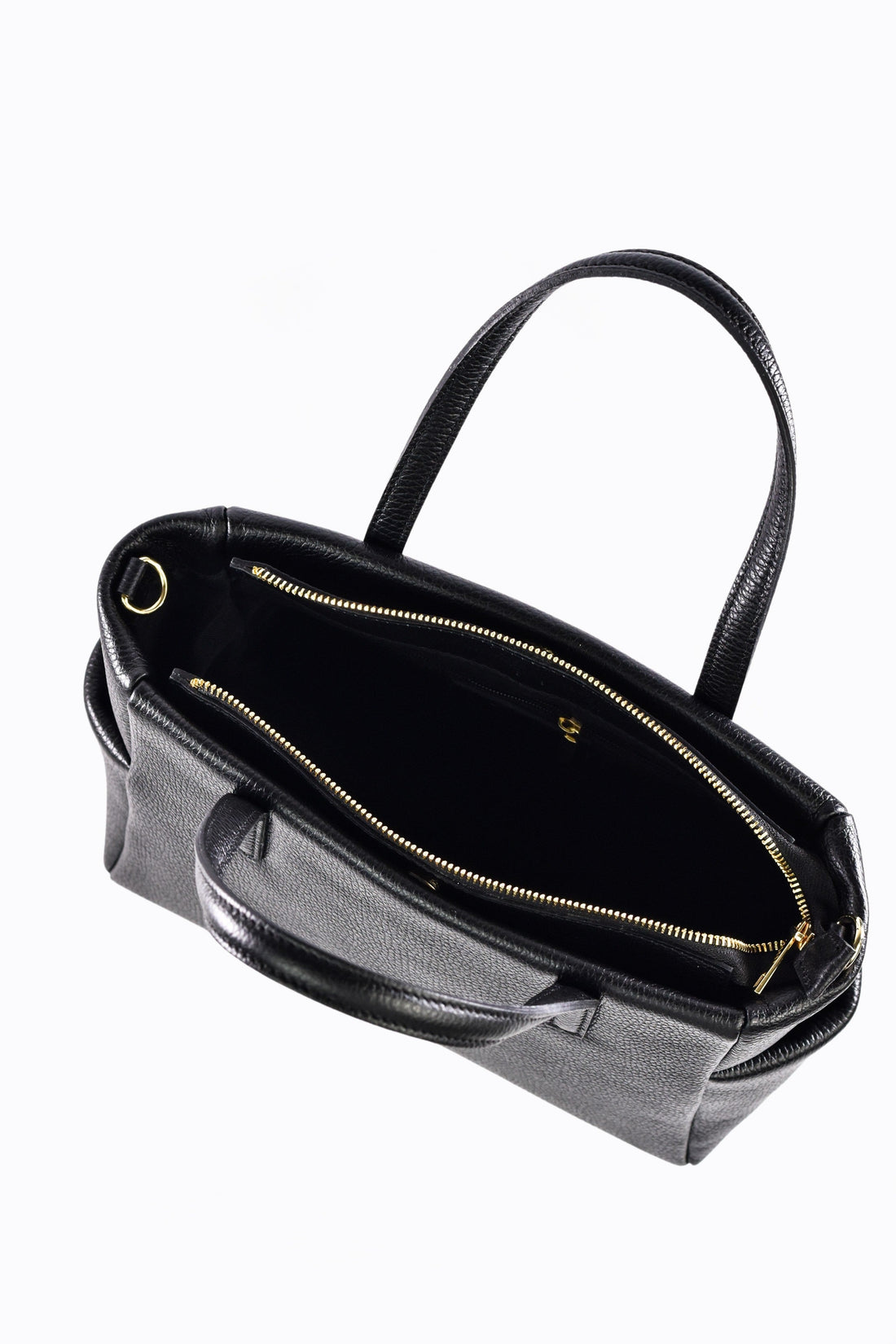 Diana Bag in Black Dollar Leather