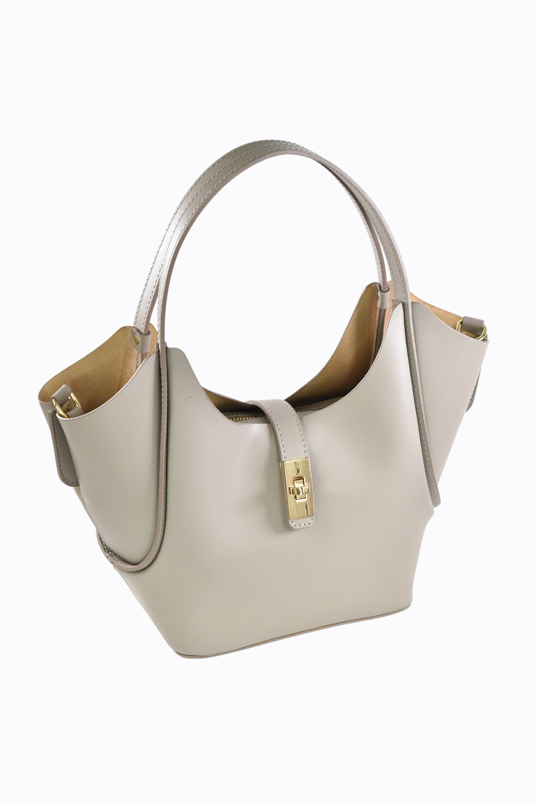 Amelie bag in Brushed Taupe Leather