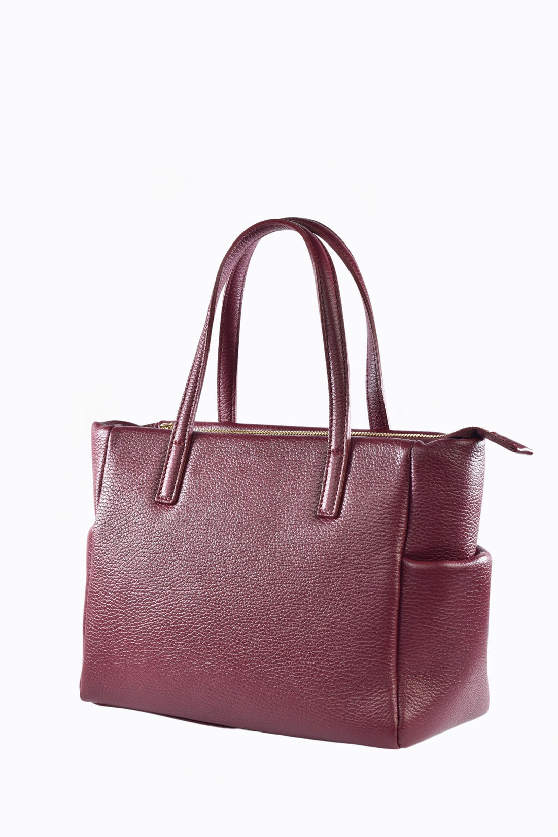 Diana Bag in Burgundy Dollar Leather