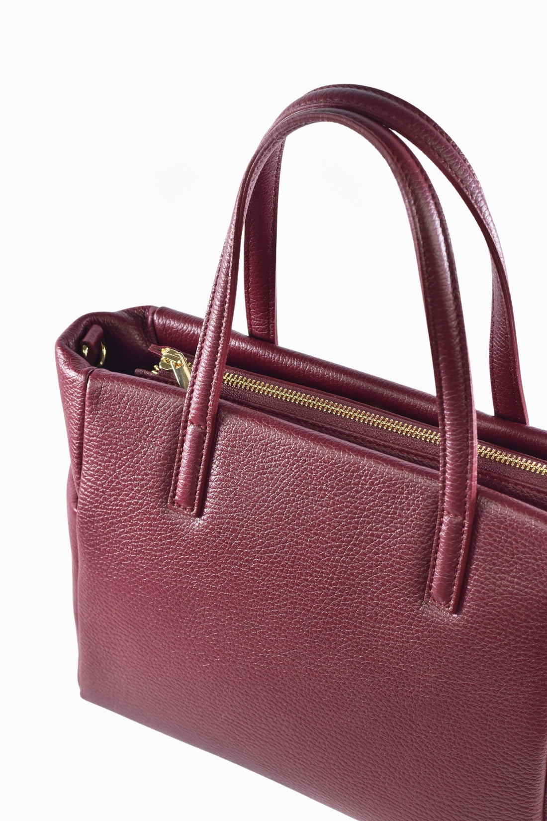 Diana Bag in Burgundy Dollar Leather