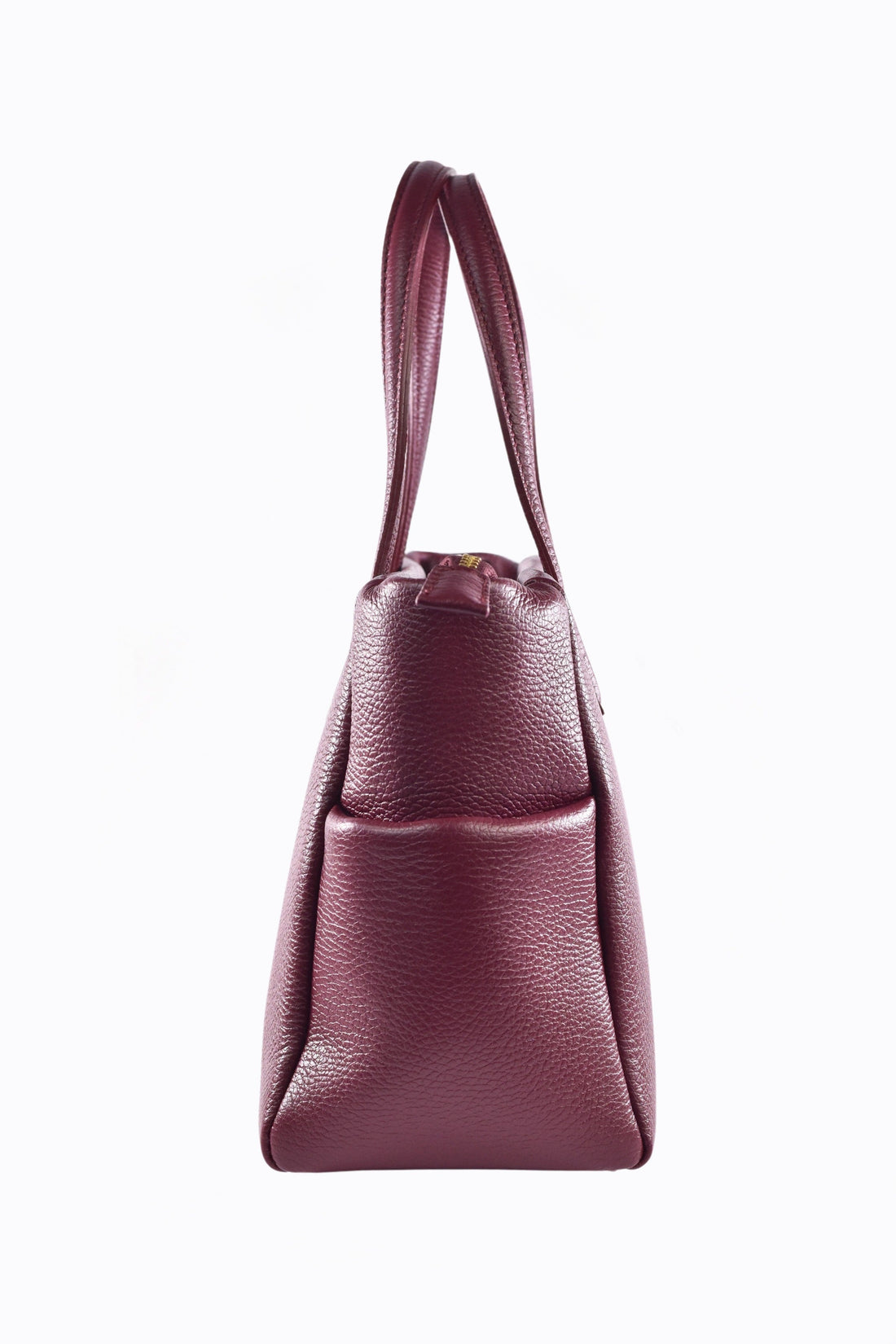 Diana Bag in Burgundy Dollar Leather