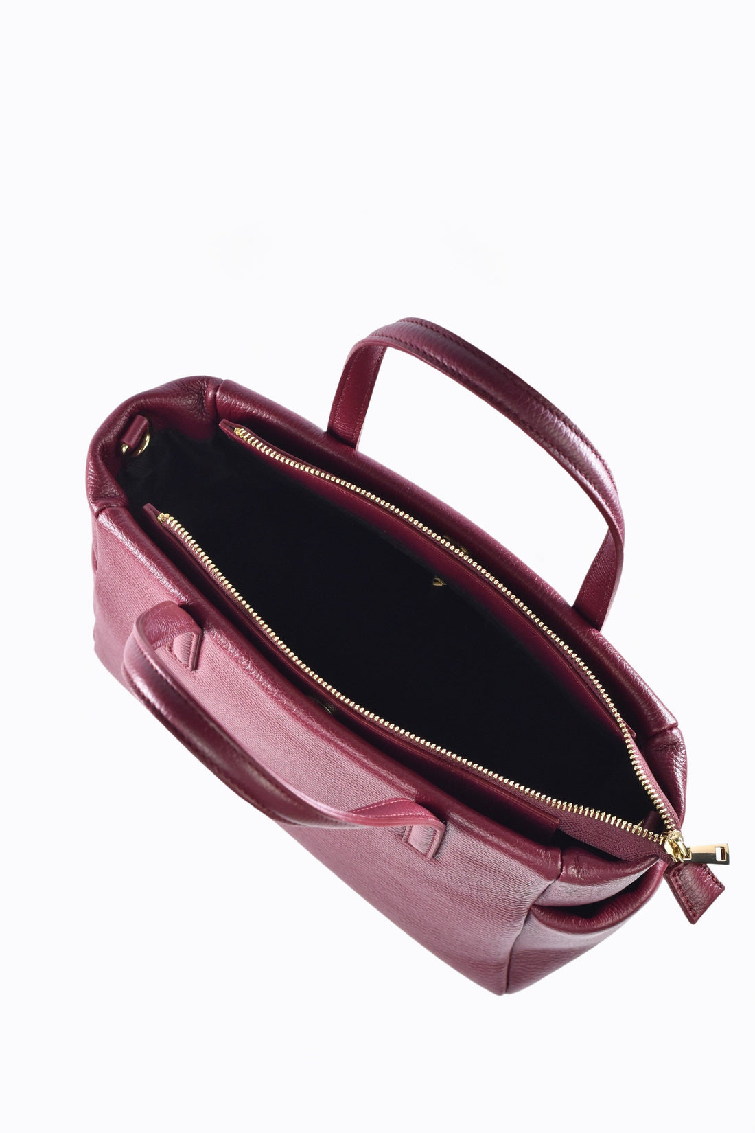 Diana Bag in Burgundy Dollar Leather