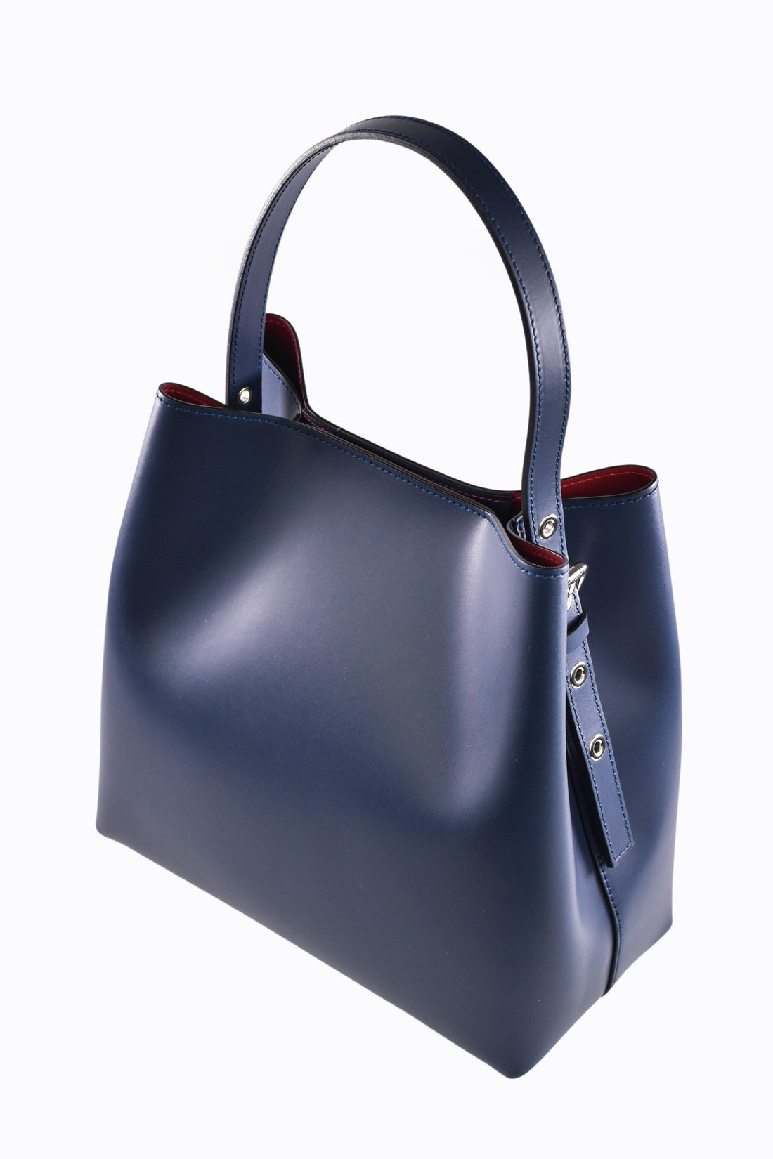 Melany Bag in Brushed Blue Navy Leather