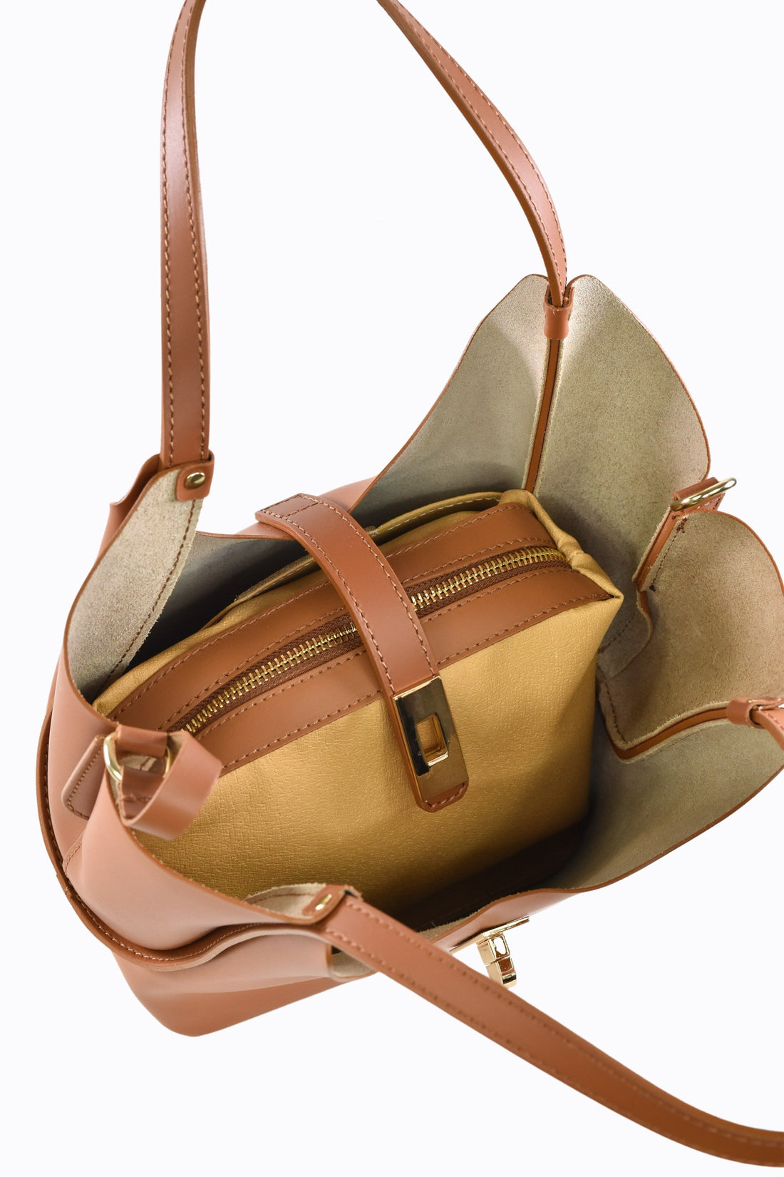 Amelie Bag in Brushed Tan Leather