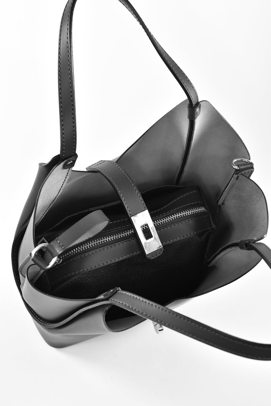 Amelie Bag in Brushed White Leather