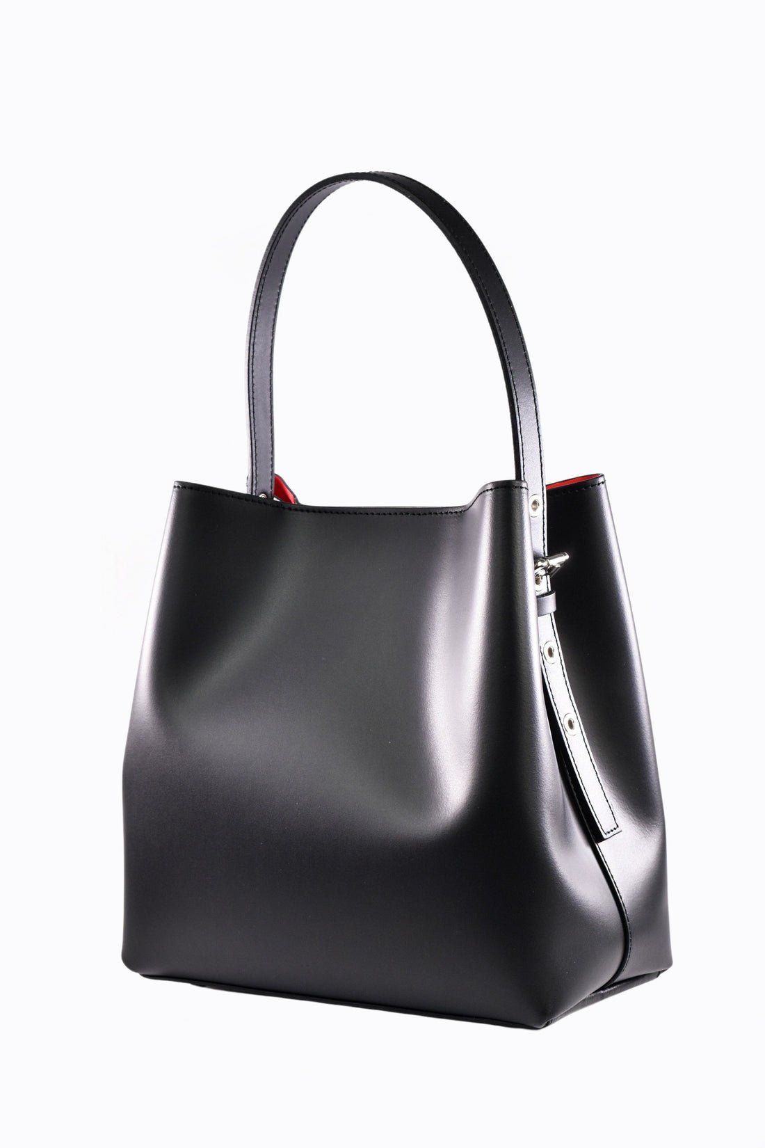 Melany Bag in Brushed Black Leather